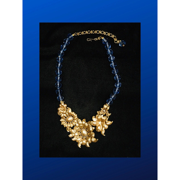 HEIDI DAUS “Glorious Garden” Beaded Crystal BIB Necklace, NWOT - Picture 6 of 7